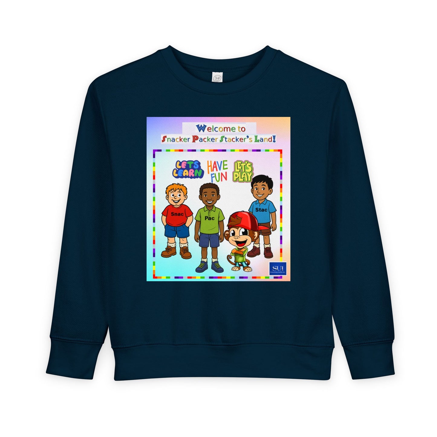 Toddler Sweatshirt - Welcome to Colorful Fun Day Design