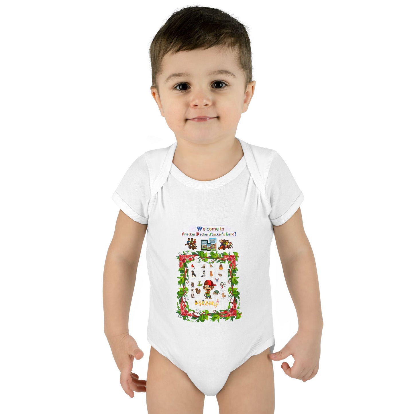 Welcome to Our Merry Little World Infant Bodysuit, Baby Shower Gift, Holiday Outfit, Cute Baby Clothes, Newborn Clothing