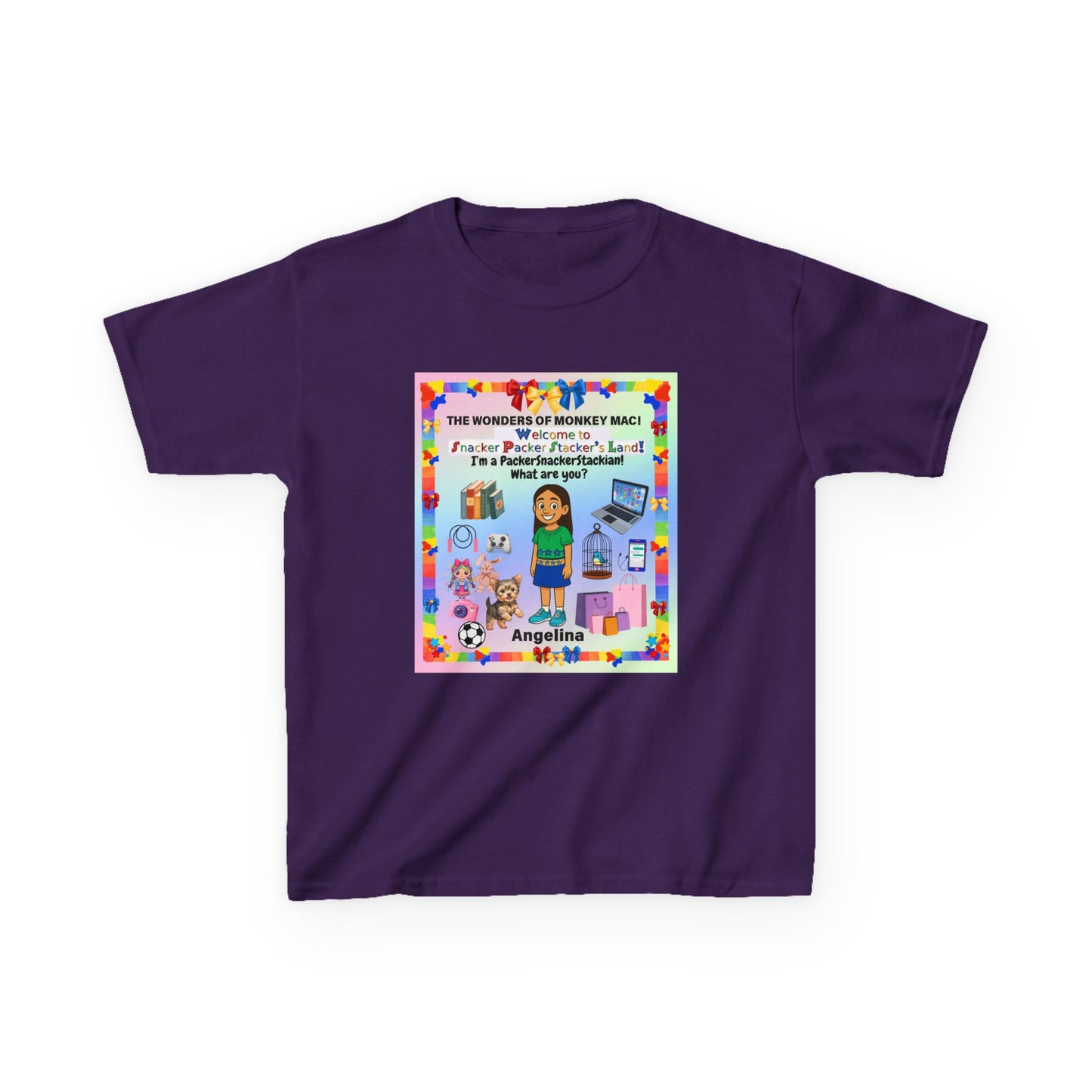 Youth Tee — Personalized "I'm a Packer/Sacker/Stackin' What are you?" Cartoon Kid Shirt