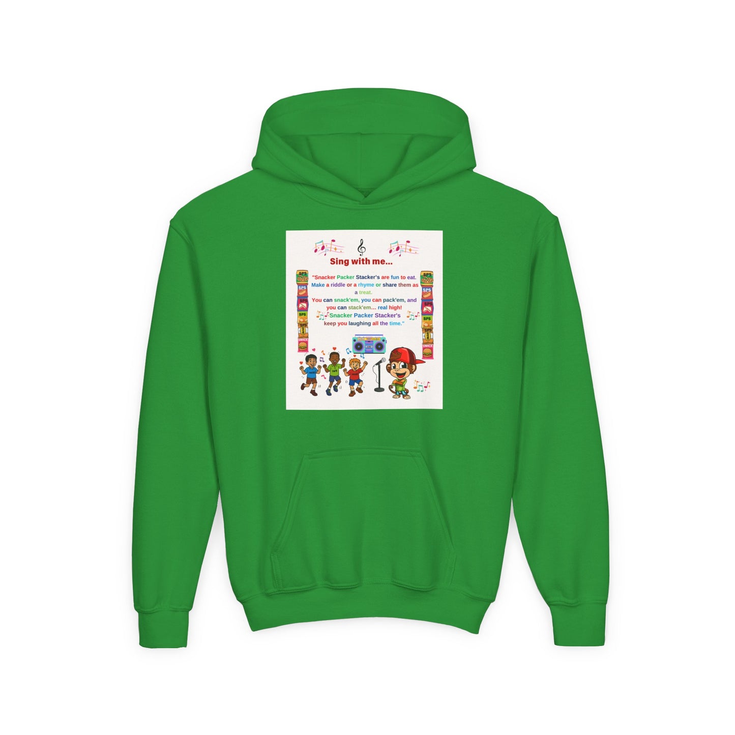 Youth Inspirational Sweatshirt - Fun Sing-Along Design for Kids, Perfect Gift for Birthdays, Family Gatherings, Christmas, and More