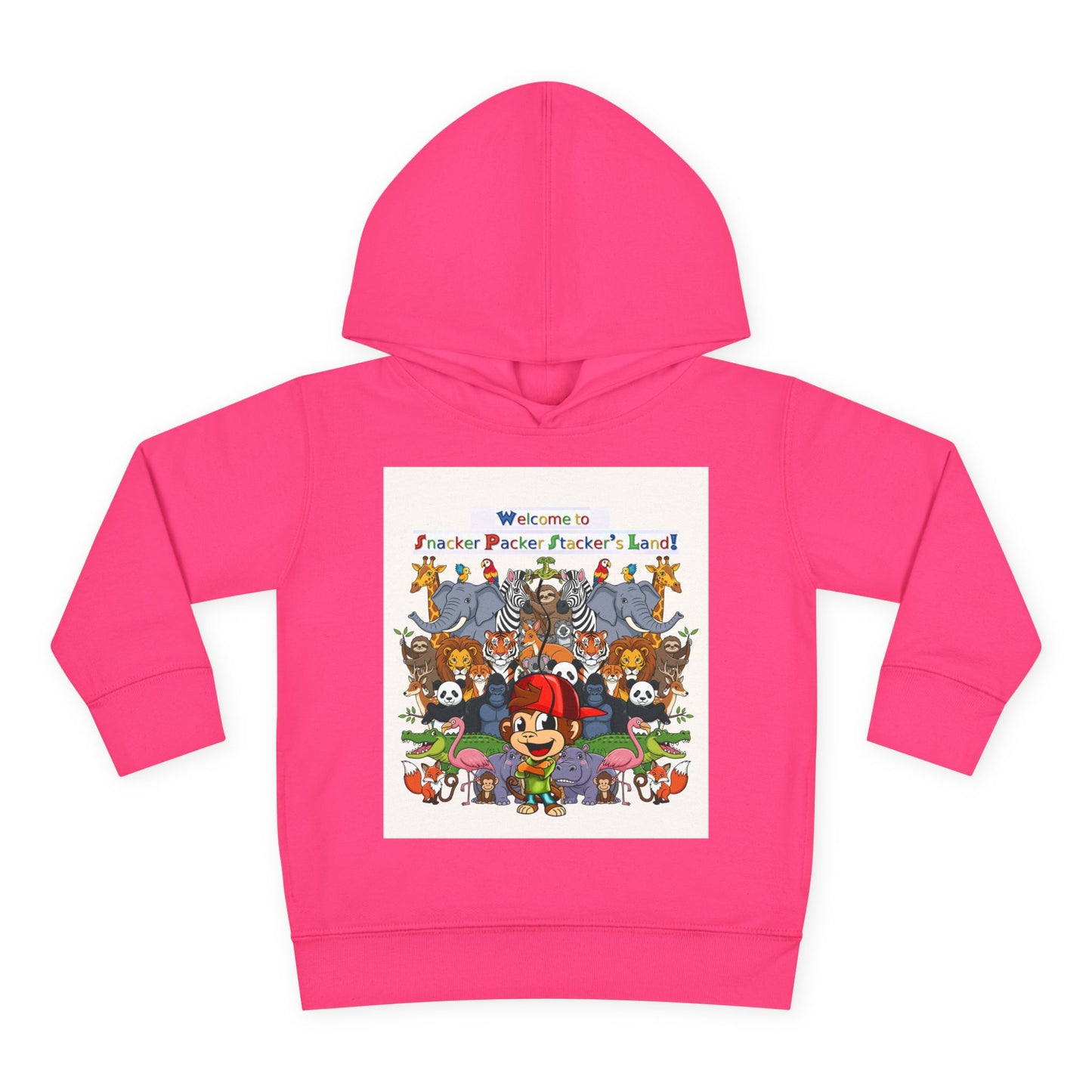Welcome to Funland Toddler Hoodie, Kids Pullover, Fleece Kids Hoodie, Birthday Gift, Cute Cartoon Sweater