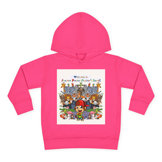 Welcome to Funland Toddler Hoodie, Kids Pullover, Fleece Kids Hoodie, Birthday Gift, Cute Cartoon Sweater