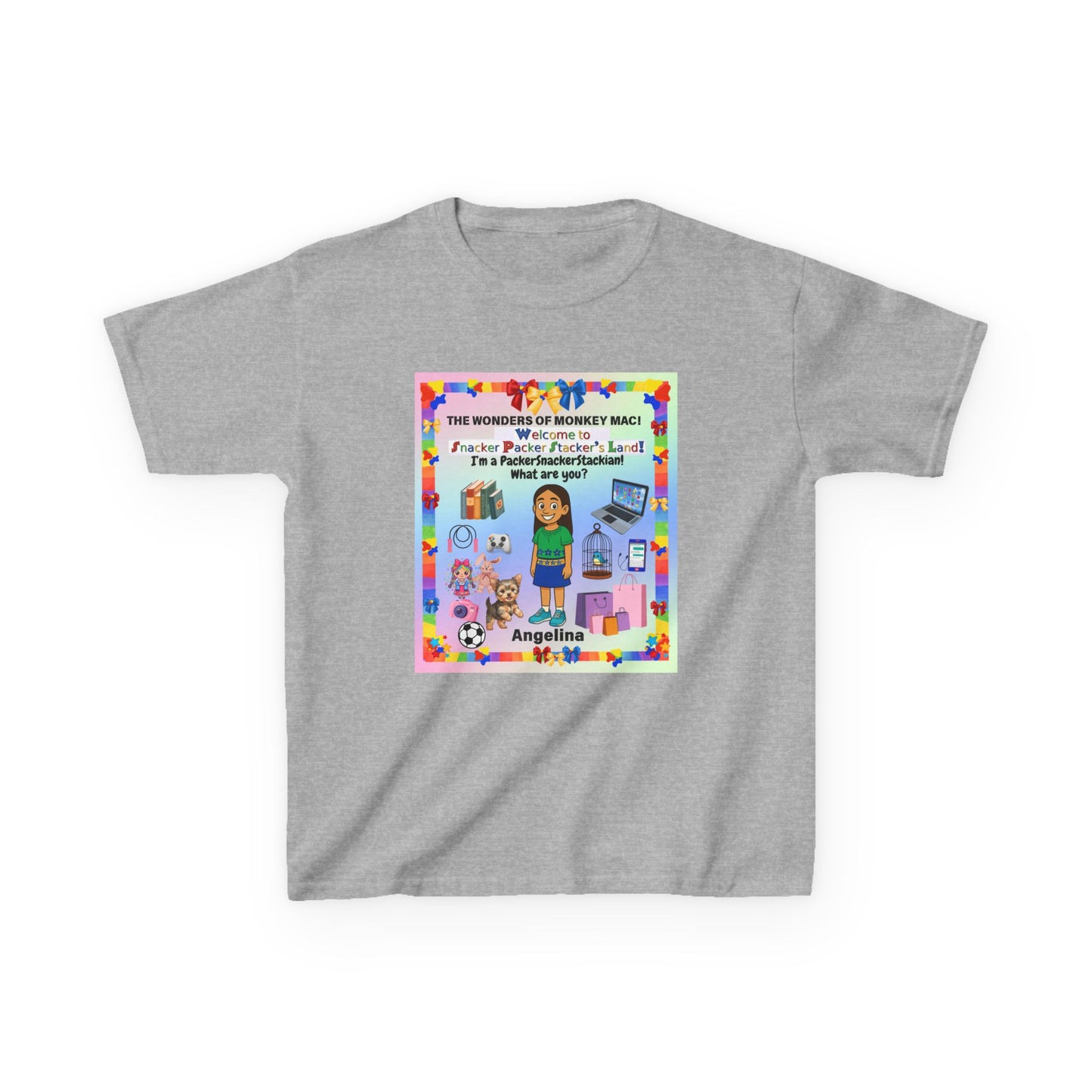 Youth Tee — Personalized "I'm a Packer/Sacker/Stackin' What are you?" Cartoon Kid Shirt