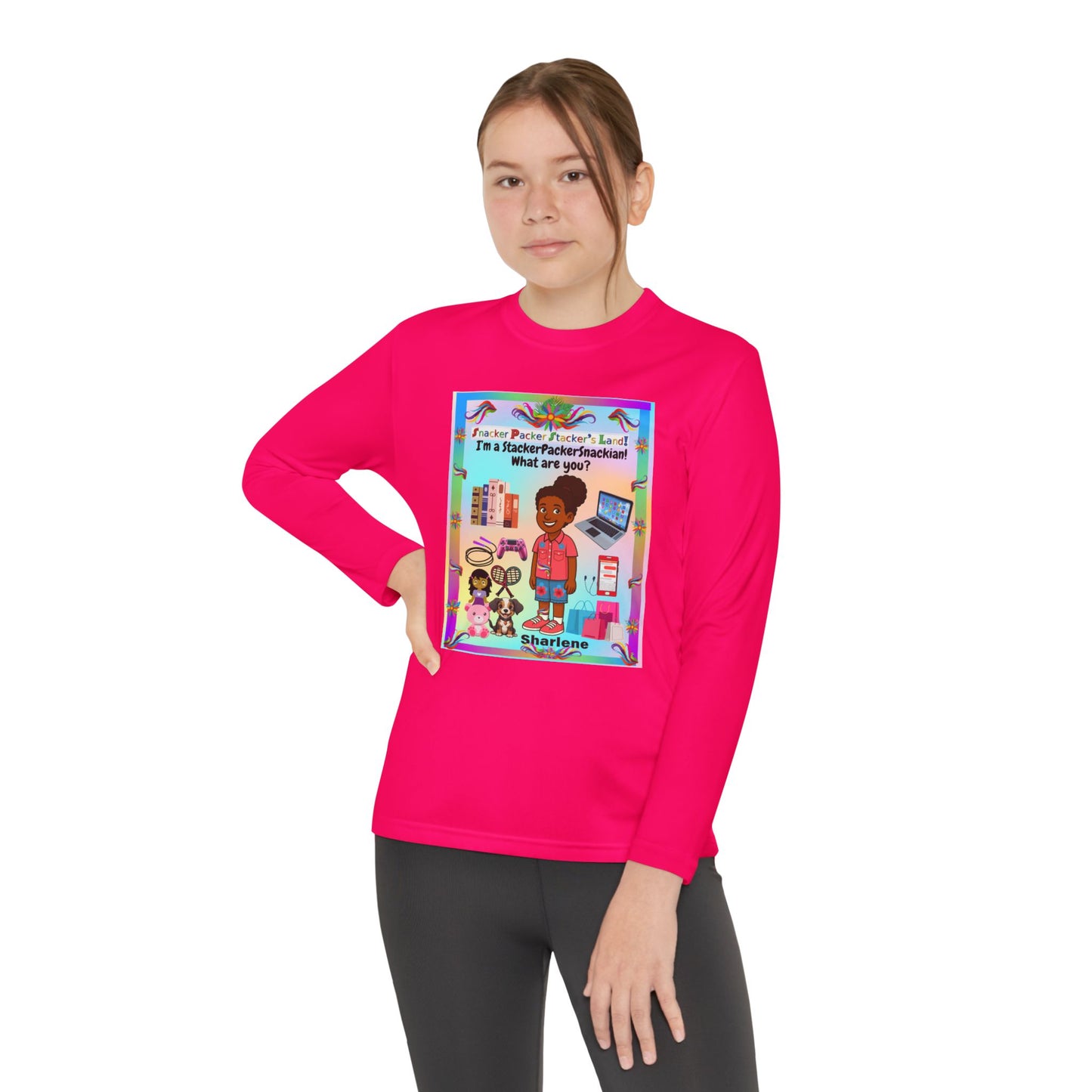 Youth Long Sleeve Tee — I’m a "StackerPackerSnackian!"  What are you?