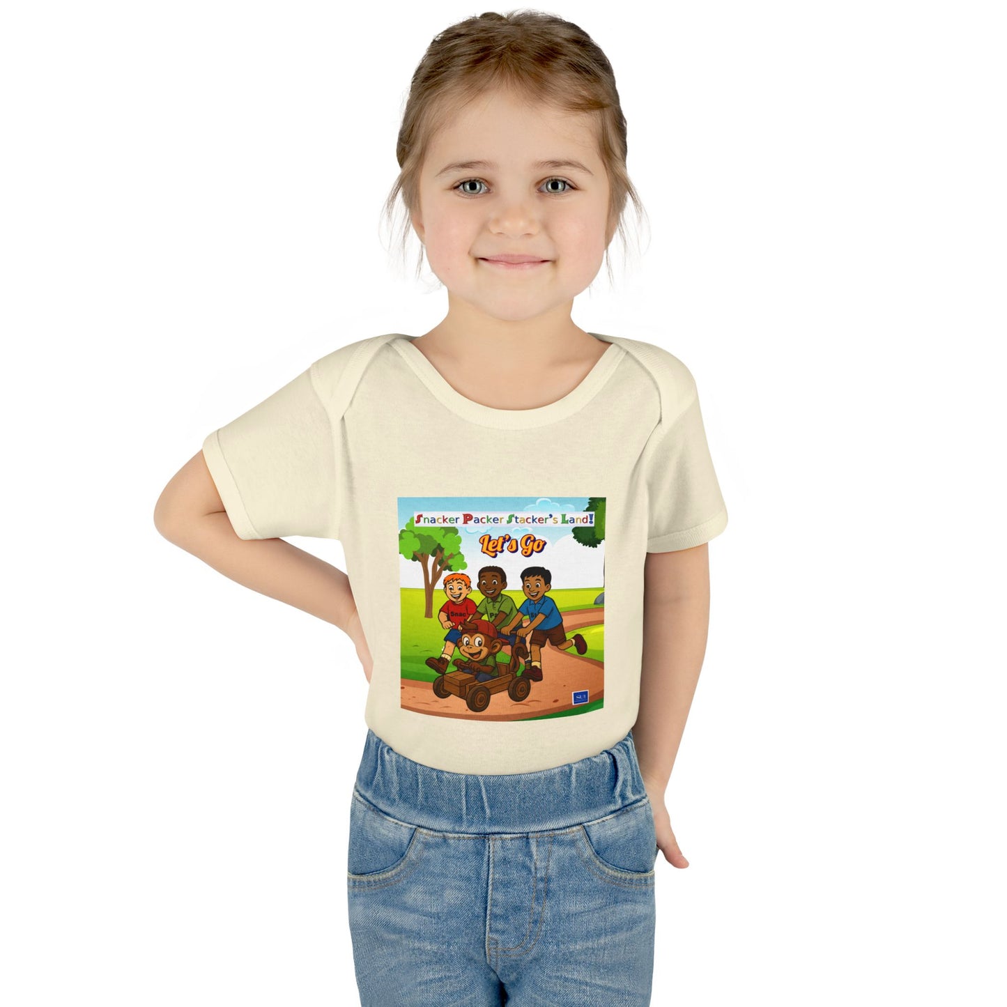 Cute Cartoon Adventure Infant Bodysuit – Perfect for Playtime