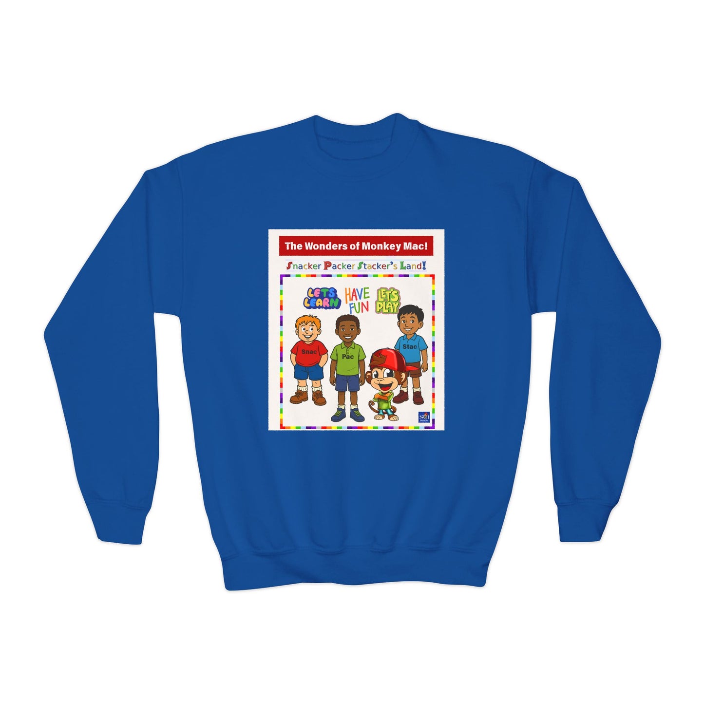 Youth Crewneck Sweatshirt - Welcome to Fun Land Design