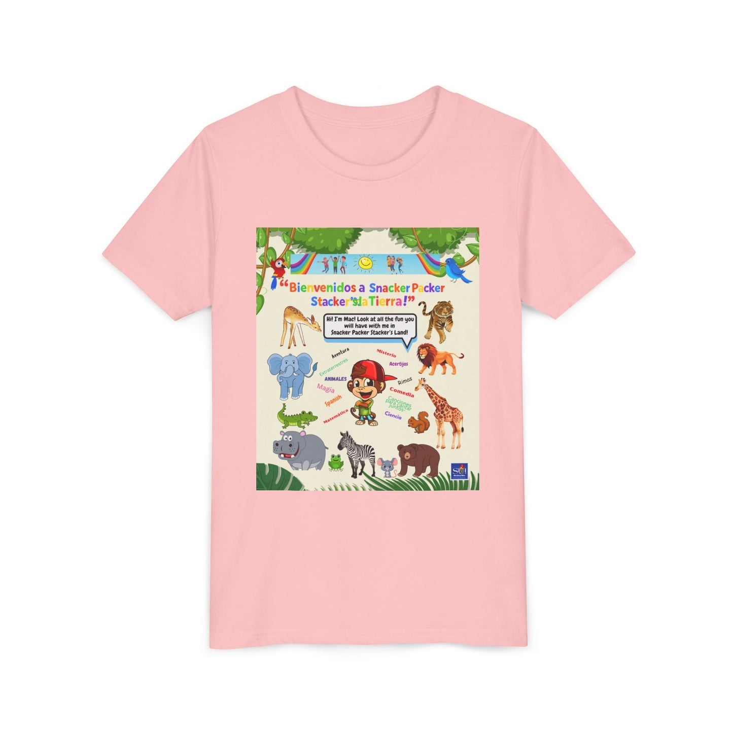 Youth Tee - (Spanish) —Safari de animales,  Zoologico