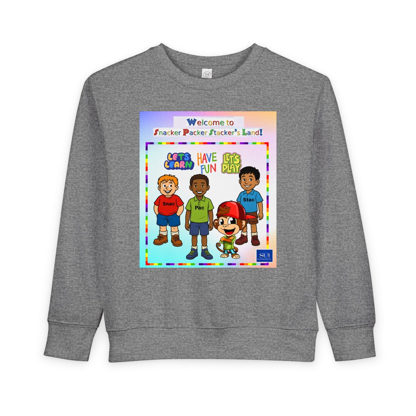 Toddler Sweatshirt - Welcome to Colorful Fun Day Design