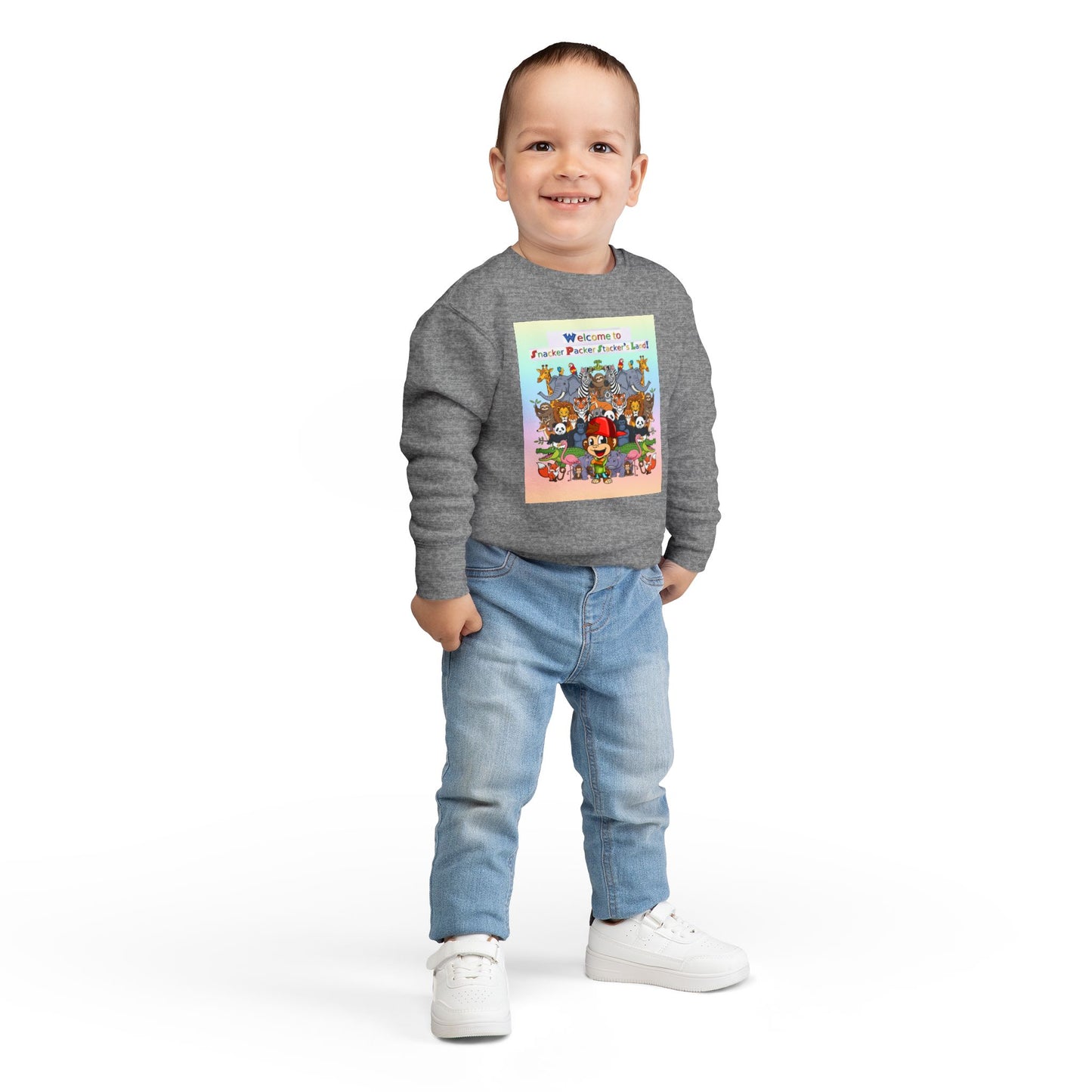 Toddler's welcome to Packer Puckers Land Toddler Sweatshirt