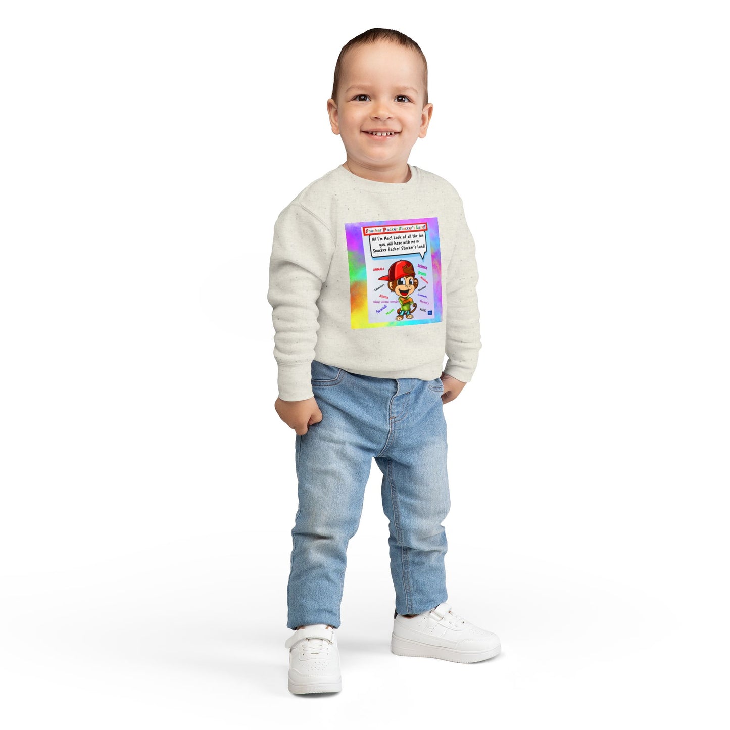 Toddler Sweatshirt with Playful Design - Perfect for Everyday Wear!