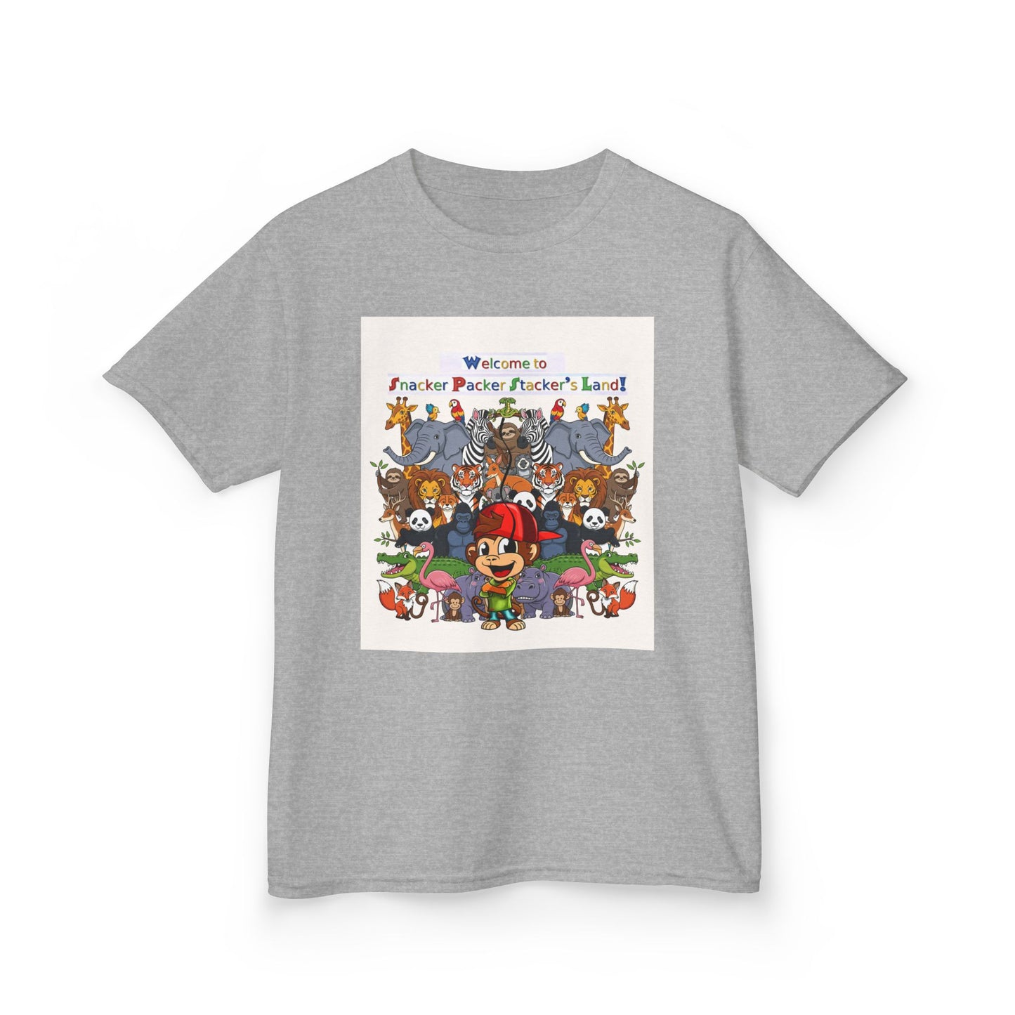 Welcome to Fantasy Animal Kingdom Kids Tee, Fun Graphic T-Shirt, Children's Apparel, Animal Lovers Gift, Kids Summer Outfit, Birthday Gift