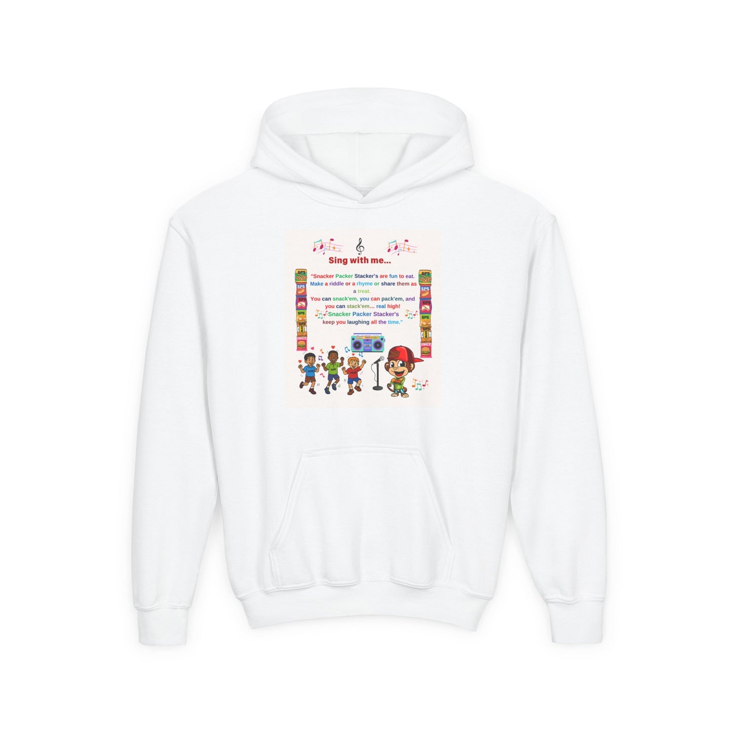 Youth Inspirational Sweatshirt - Fun Sing-Along Design for Kids, Perfect Gift for Birthdays, Family Gatherings, Christmas, and More