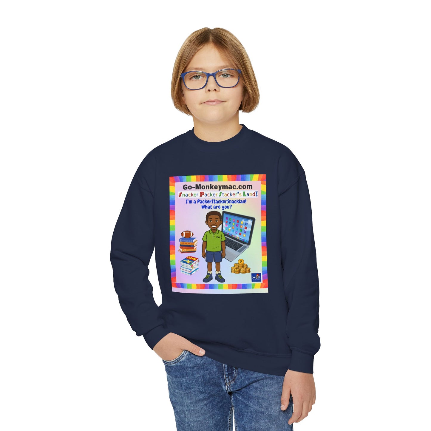 Youth Crewneck Sweatshirt - Perfect for Future Leaders!