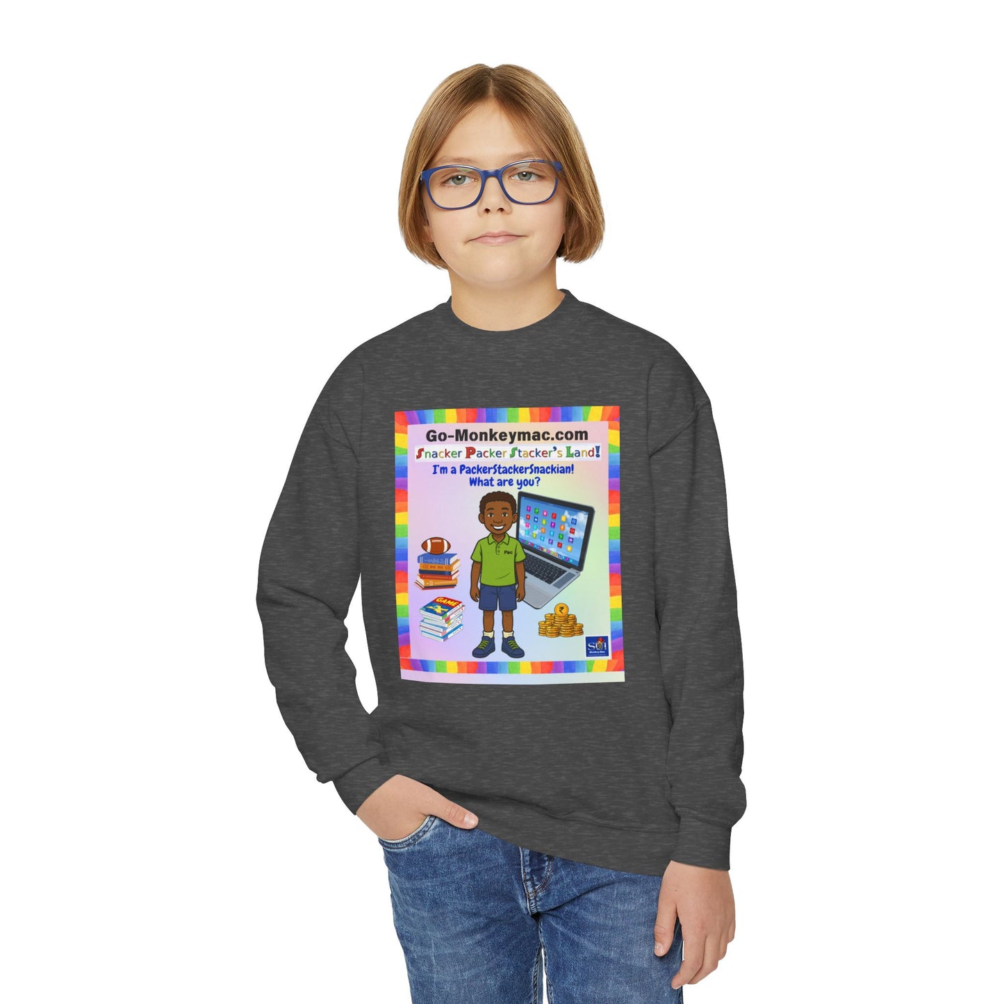 Youth Crewneck Sweatshirt - Perfect for Future Leaders!