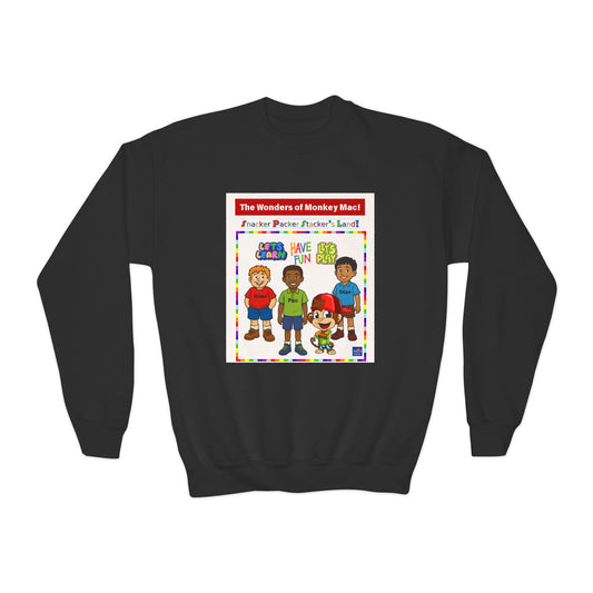 Youth Crewneck Sweatshirt - Welcome to Fun Land Design