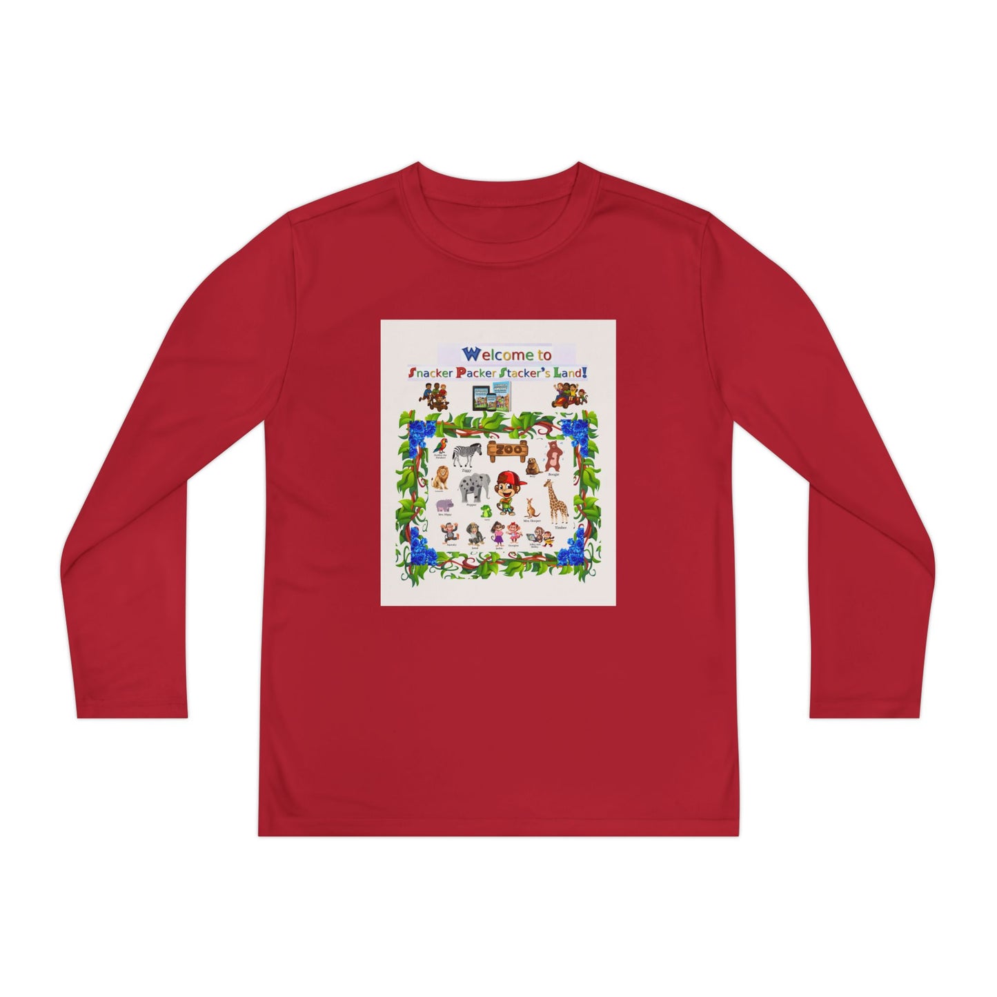 Youth Long Sleeve Tee - Welcome to the Petting Zoo Design