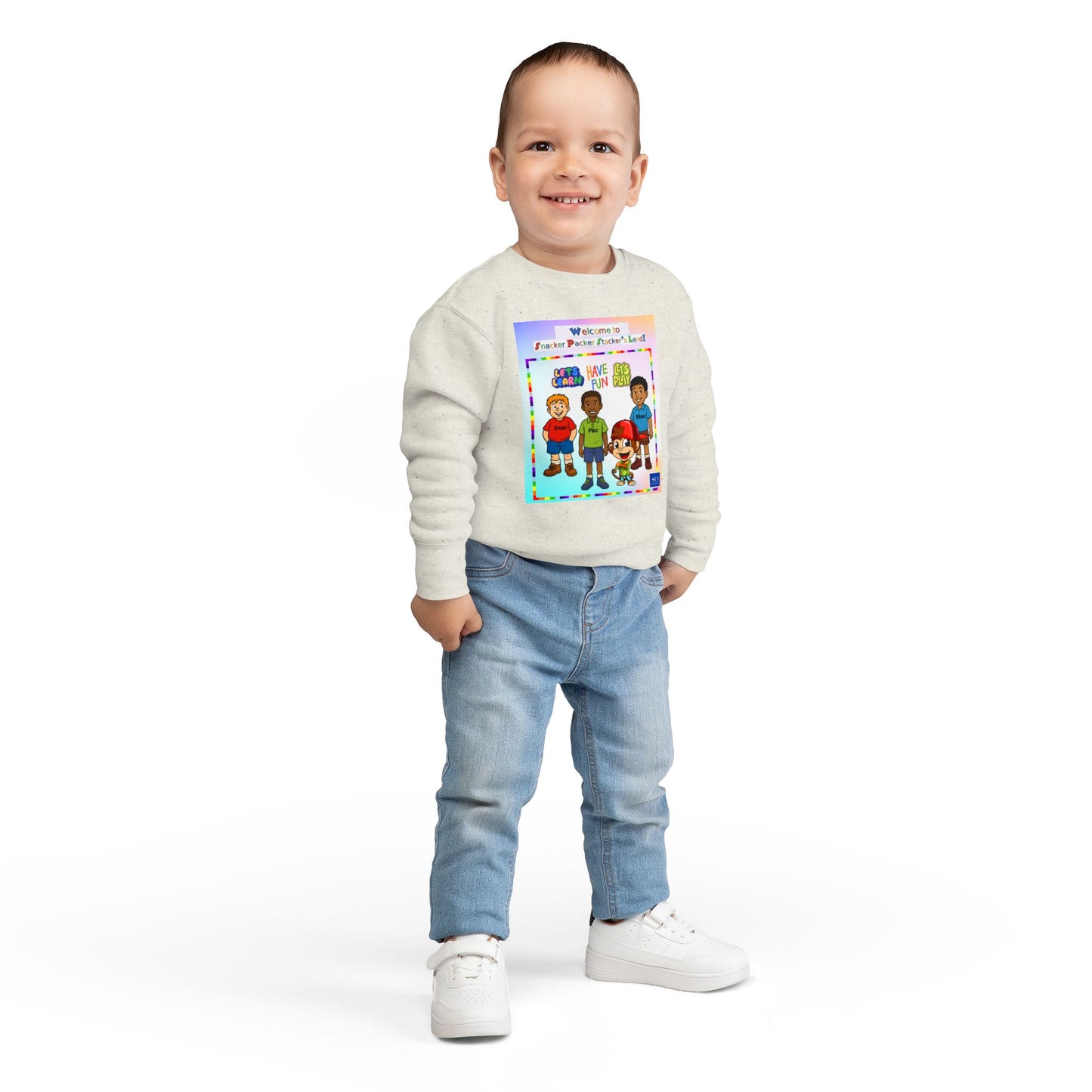 Toddler Sweatshirt - Welcome to Colorful Fun Day Design