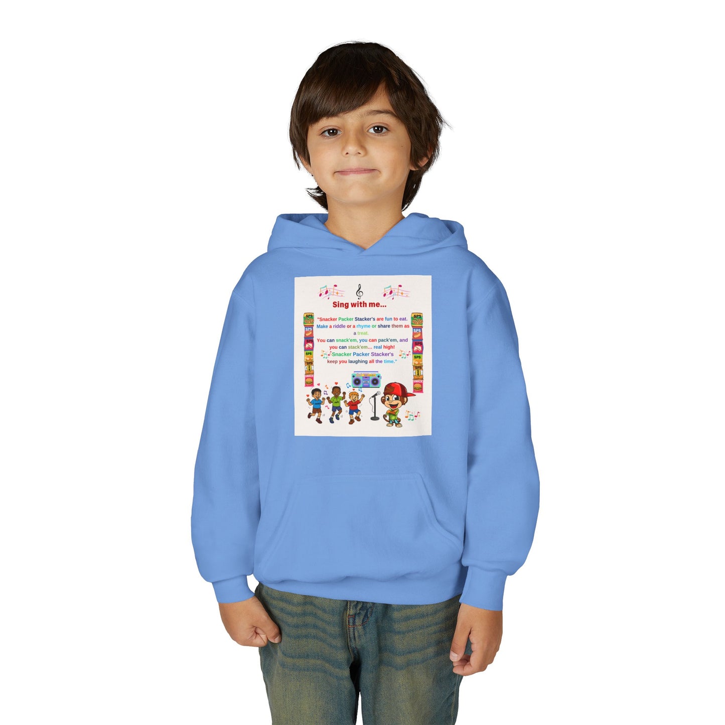 Youth Inspirational Sweatshirt - Fun Sing-Along Design for Kids, Perfect Gift for Birthdays, Family Gatherings, Christmas, and More