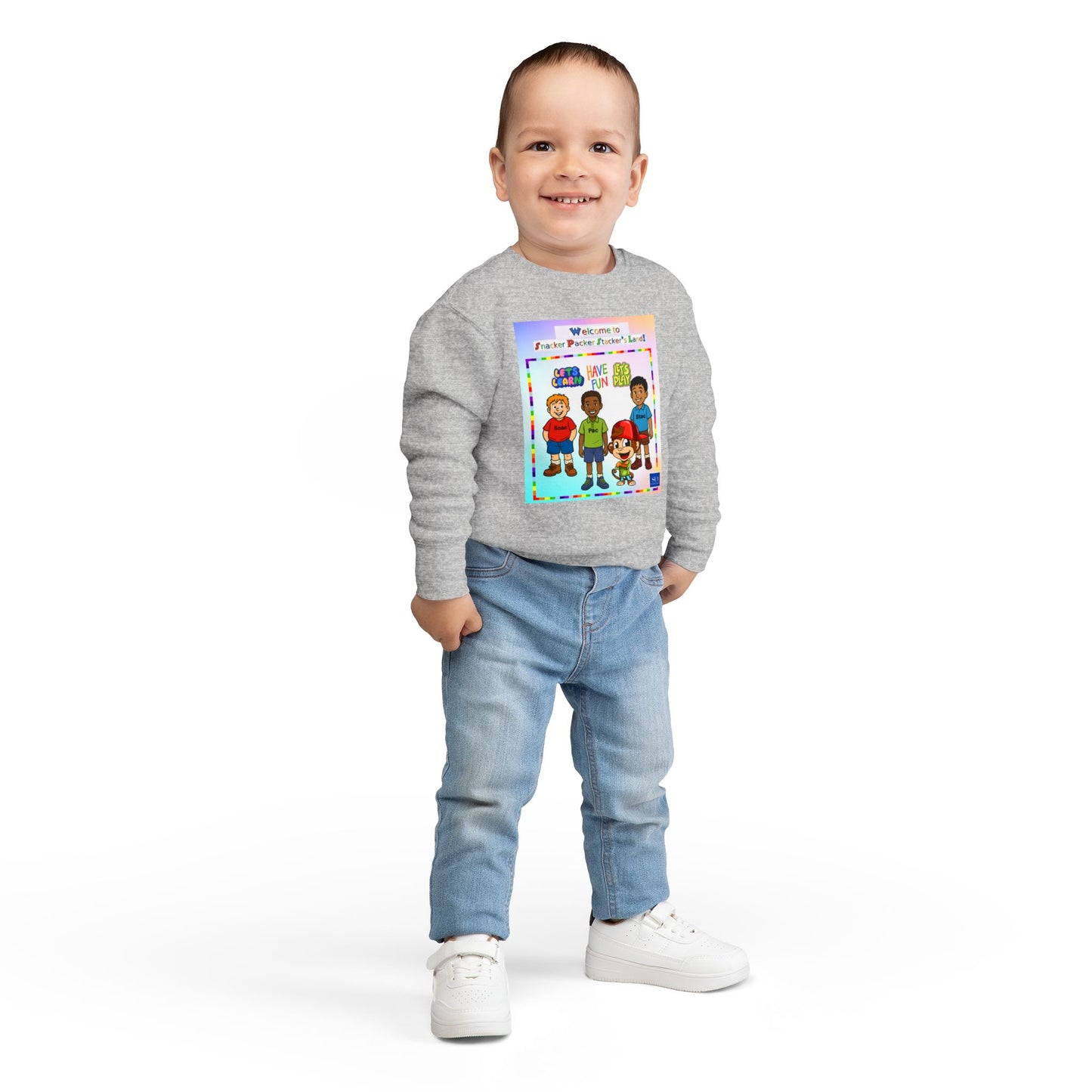 Toddler Sweatshirt - Welcome to Colorful Fun Day Design