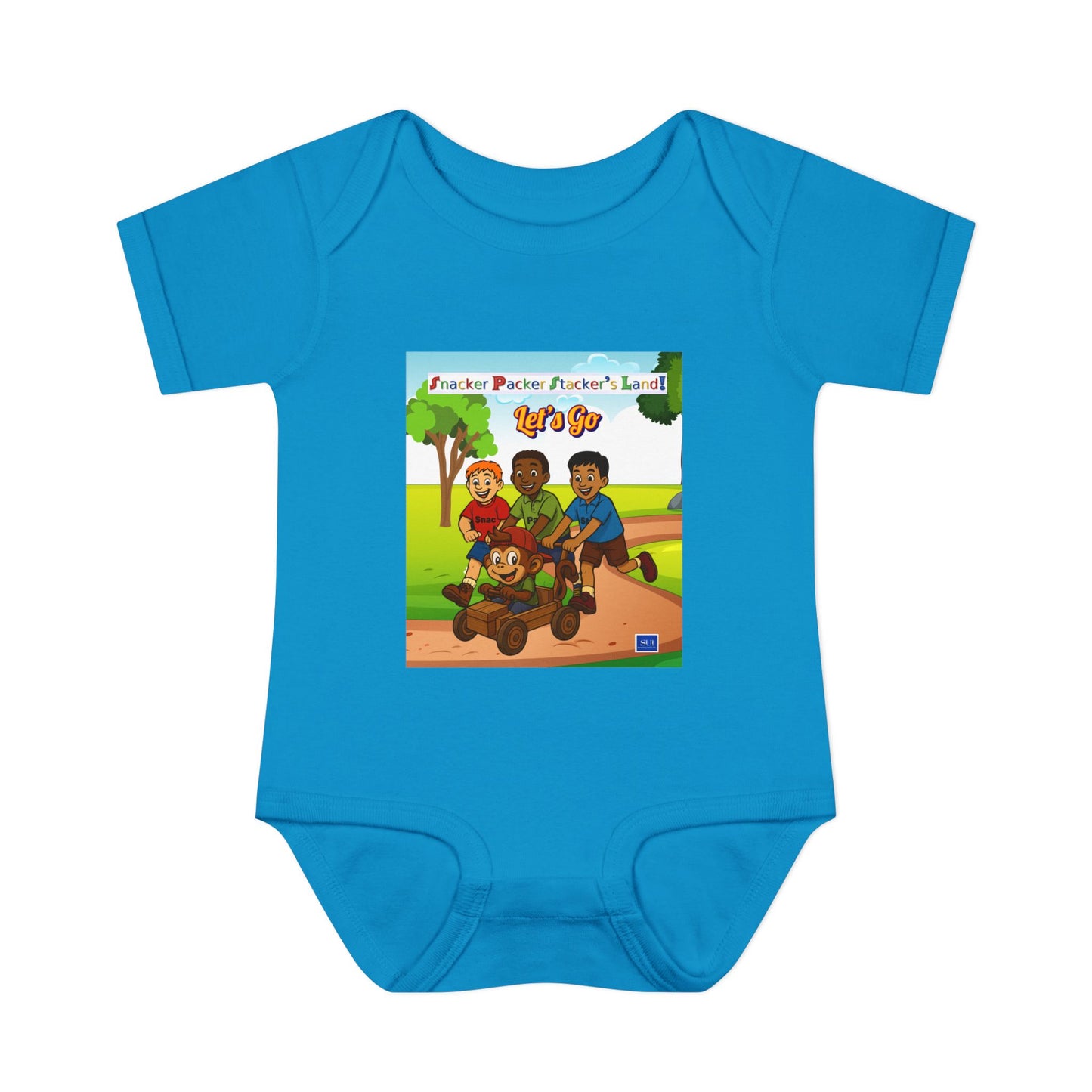 Cute Cartoon Adventure Infant Bodysuit – Perfect for Playtime