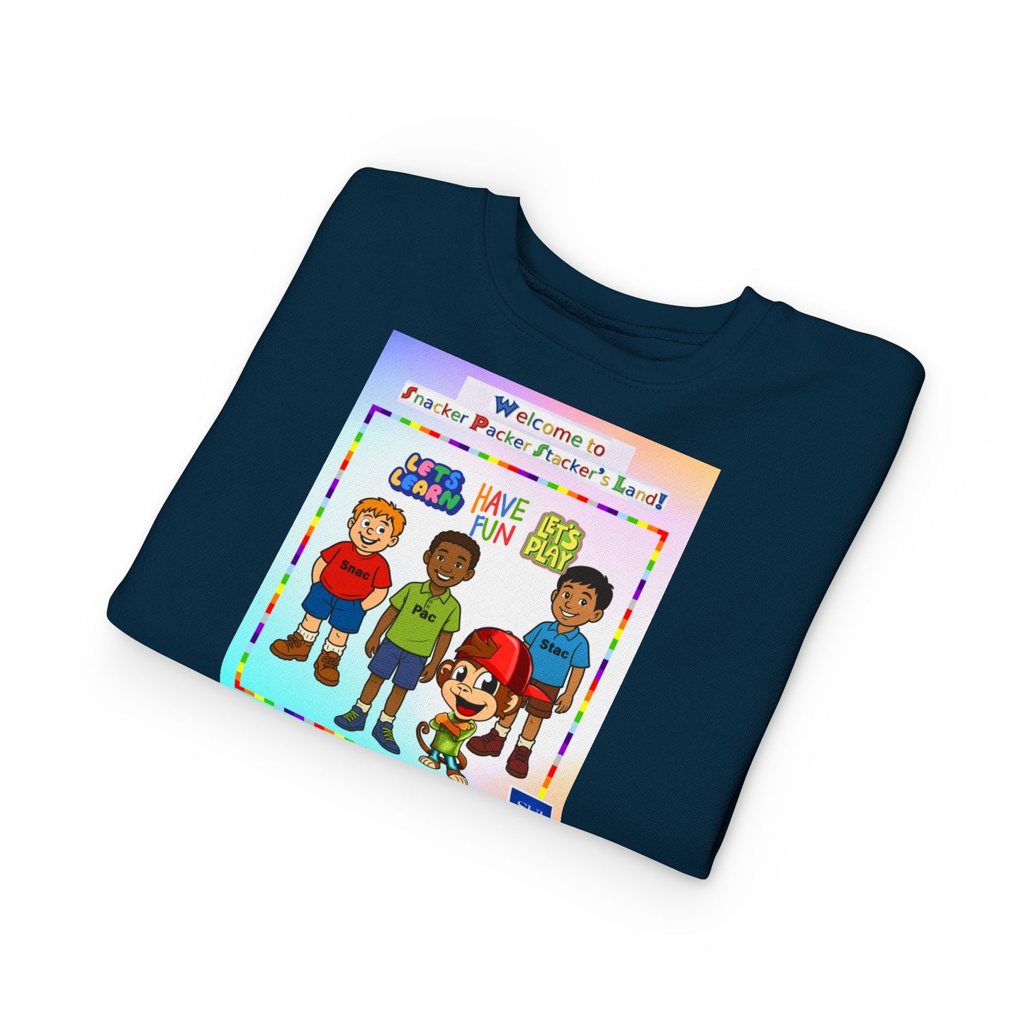 Toddler Sweatshirt - Welcome to Colorful Fun Day Design