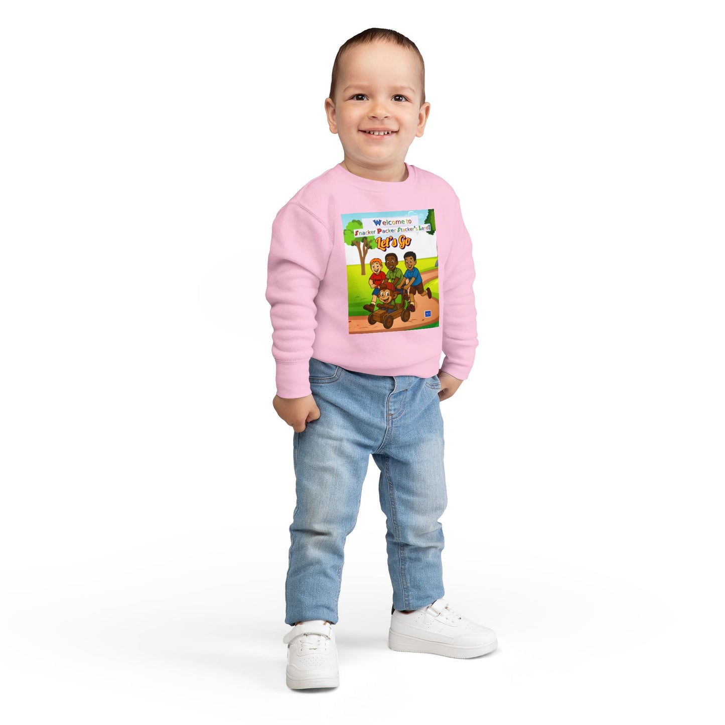 Toddler Sweatshirt - Welcome to Fun Adventures! Let's Go!