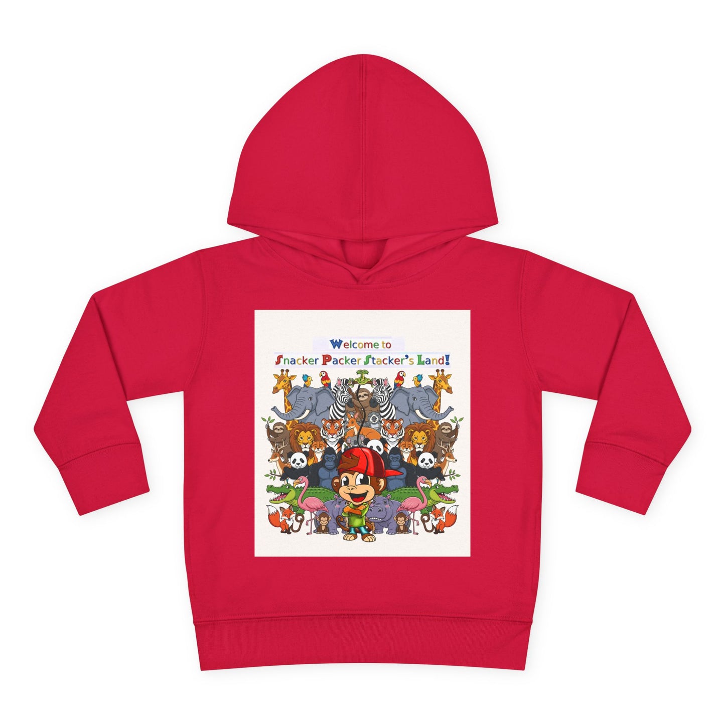 Welcome to Funland Toddler Hoodie, Kids Pullover, Fleece Kids Hoodie, Birthday Gift, Cute Cartoon Sweater