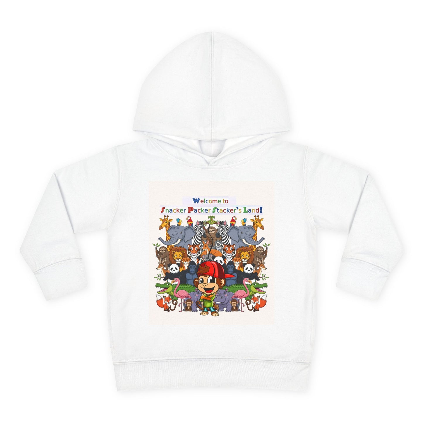 Welcome to Funland Toddler Hoodie, Kids Pullover, Fleece Kids Hoodie, Birthday Gift, Cute Cartoon Sweater