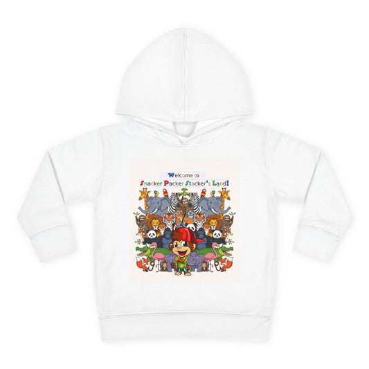 Toddler Hoodie - Look at all the amazing animals you can learn about.