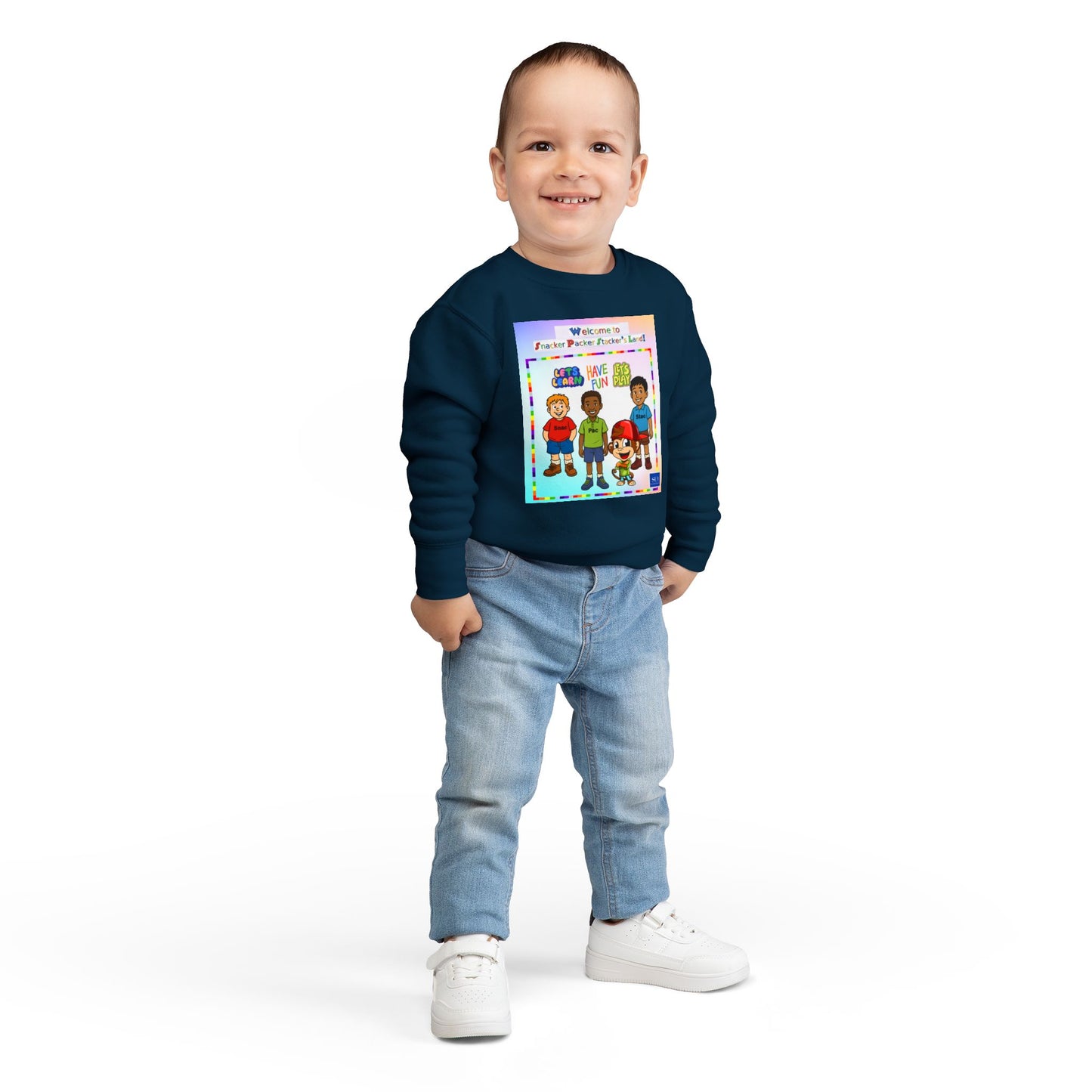 Toddler Sweatshirt - Welcome to Colorful Fun Day Design