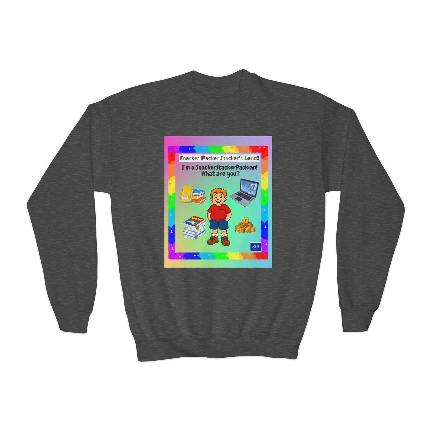 Youth Crewneck Sweatshirt - Inspirational Design for Kids