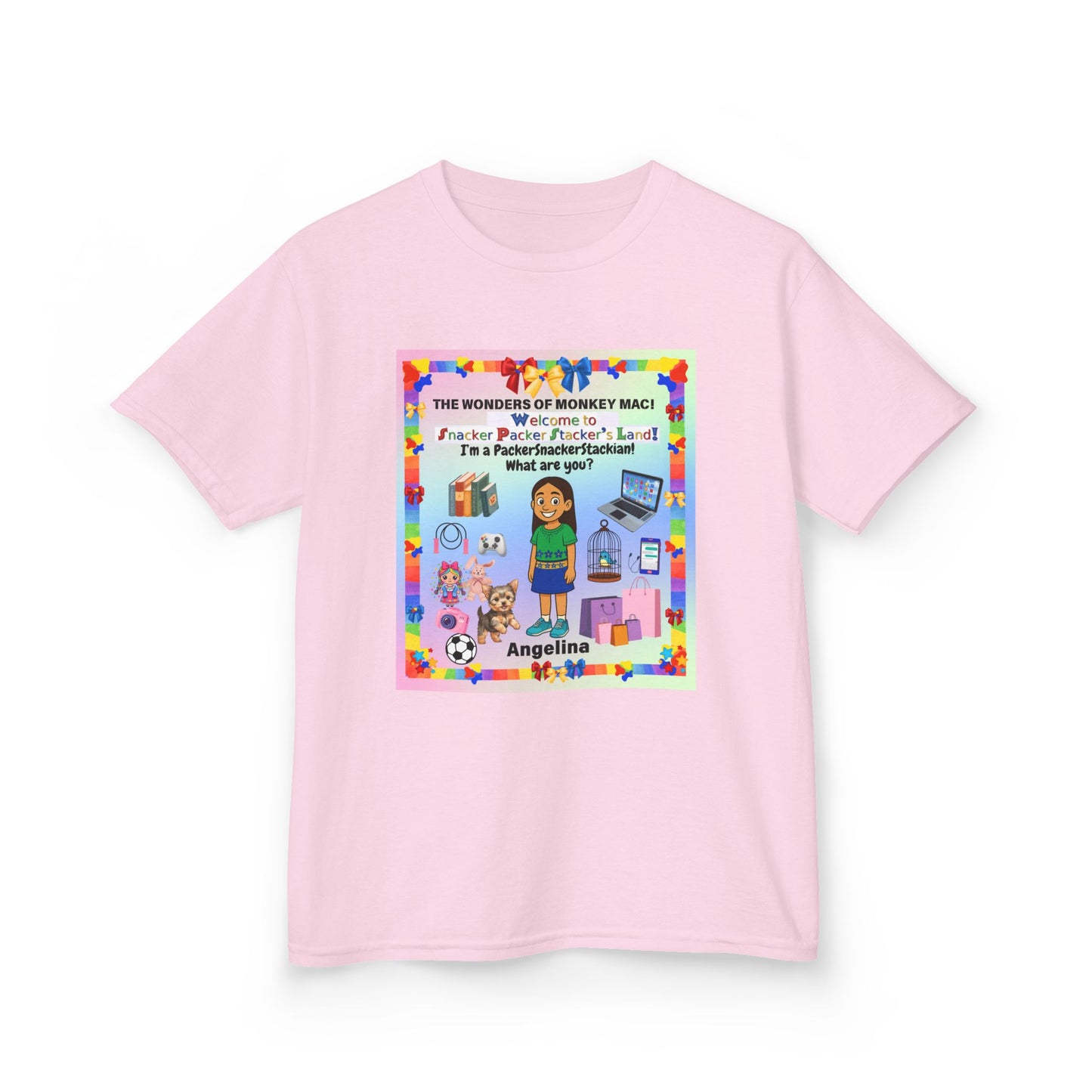 Youth Tee — Personalized "I'm a Packer/Sacker/Stackin' What are you?" Cartoon Kid Shirt
