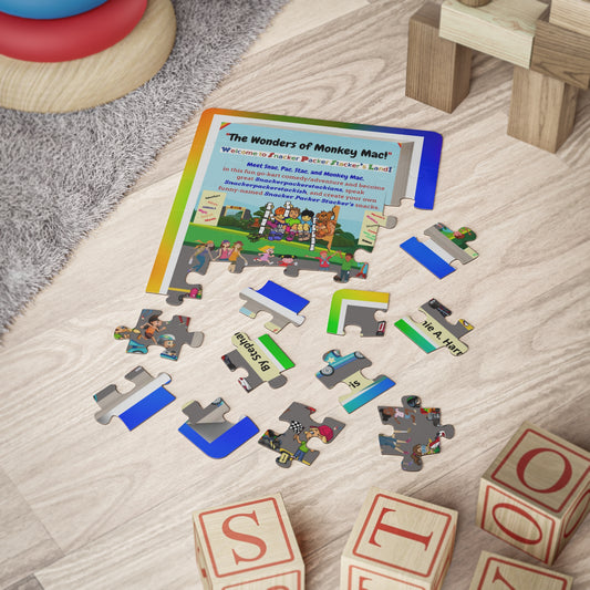 Kids' 30-Piece Puzzle: The Wonders of Monkey Mac Adventure