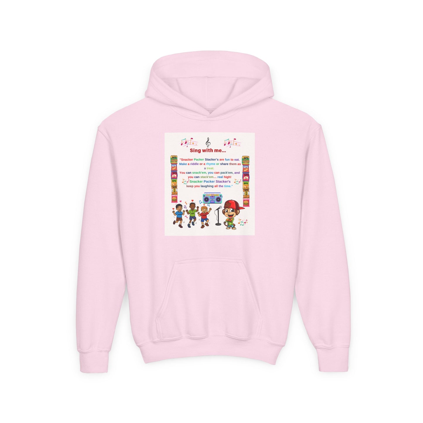 Youth Inspirational Sweatshirt - Fun Sing-Along Design for Kids, Perfect Gift for Birthdays, Family Gatherings, Christmas, and More
