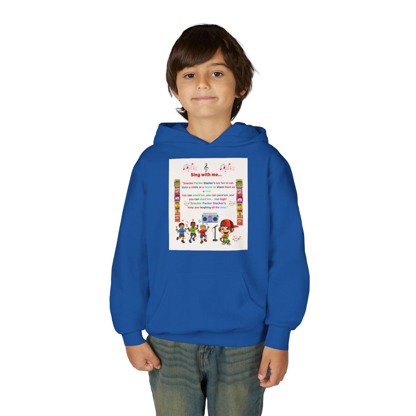 Youth Inspirational Sweatshirt - Fun Sing-Along Design for Kids, Perfect Gift for Birthdays, Family Gatherings, Christmas, and More