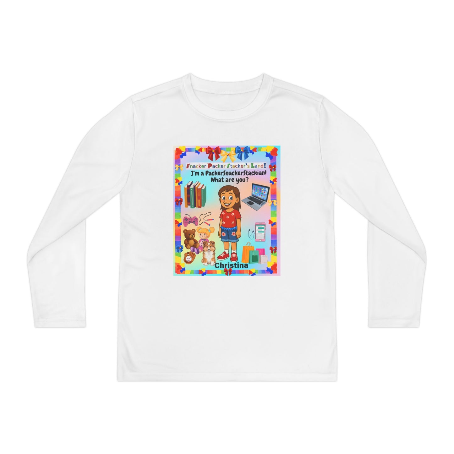 Youth Long Sleeve Tee — I’m a" PackerSnackerStackian!"  What are you?
