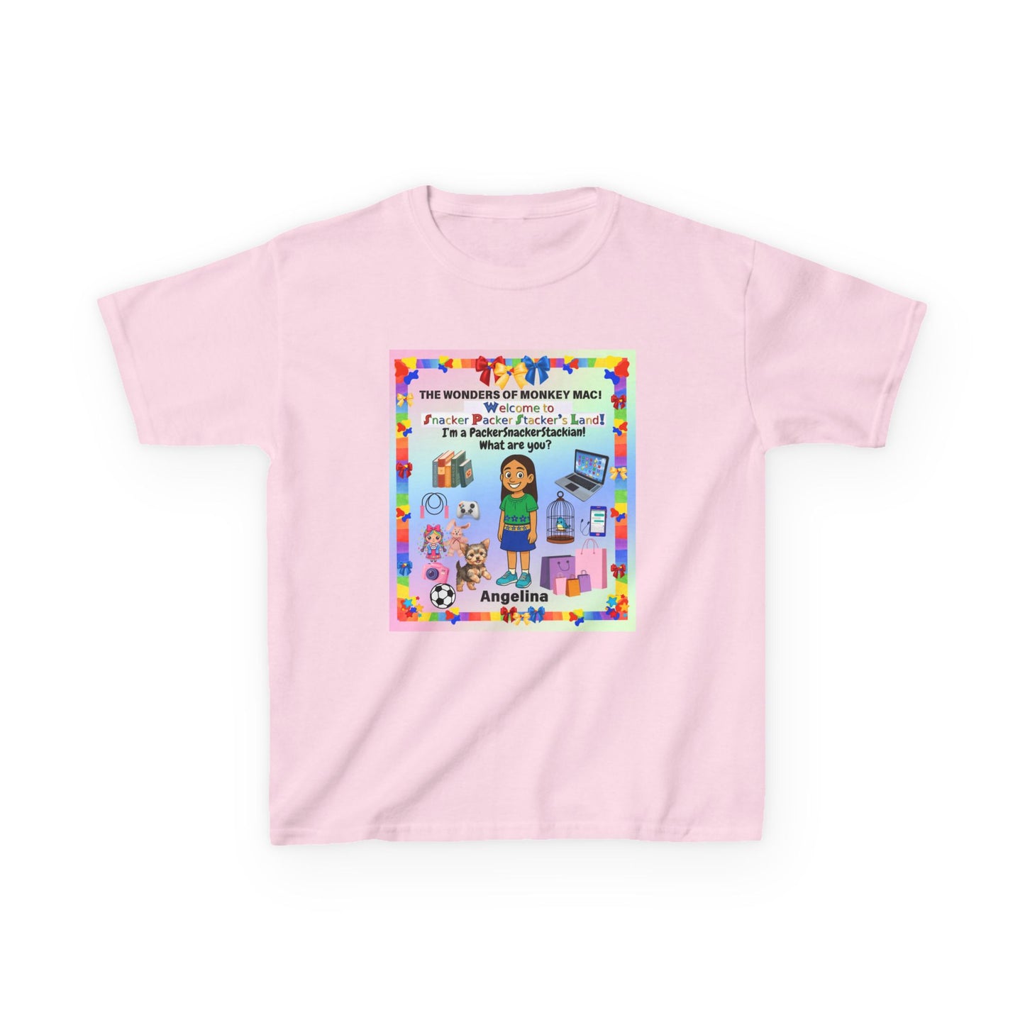 Youth Tee — Personalized "I'm a Packer/Sacker/Stackin' What are you?" Cartoon Kid Shirt