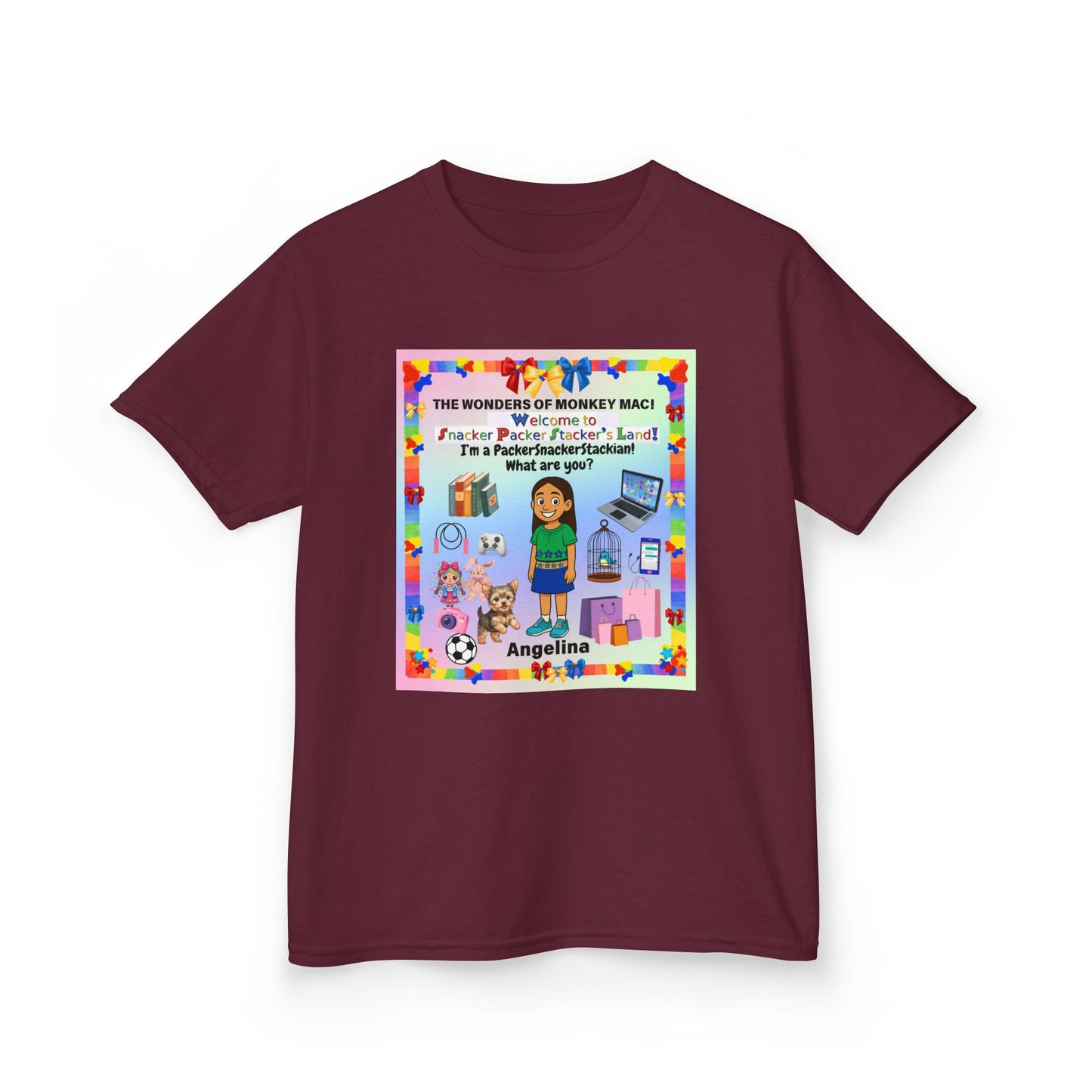 Youth Tee — Personalized "I'm a Packer/Sacker/Stackin' What are you?" Cartoon Kid Shirt