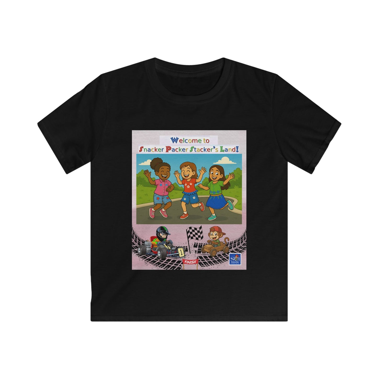 Kids Graphic Tee - Welcome to Snacker Packer's Land