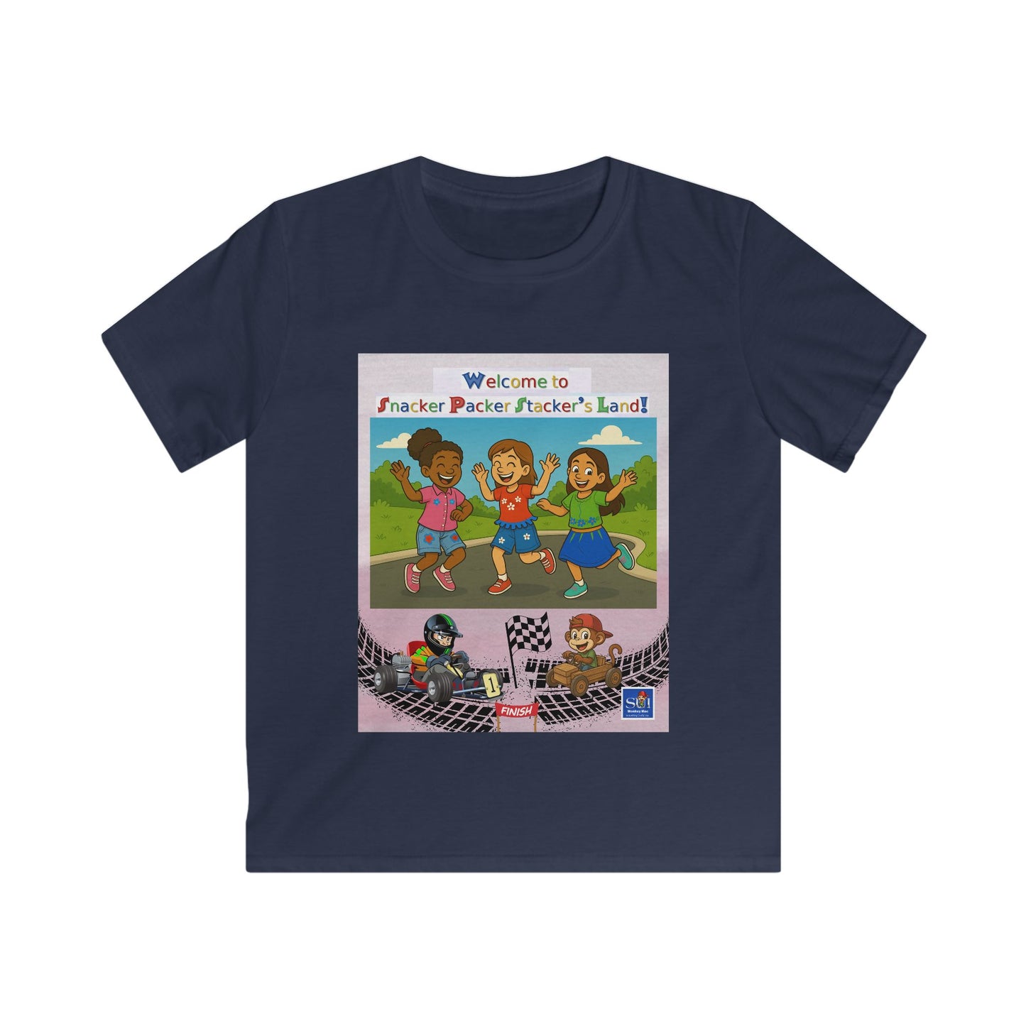 Kids Graphic Tee - Welcome to Snacker Packer's Land