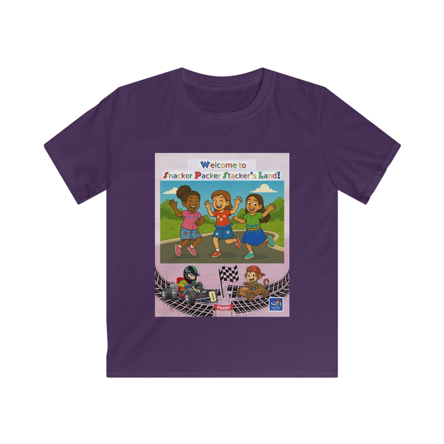 Kids Graphic Tee - Welcome to Snacker Packer's Land
