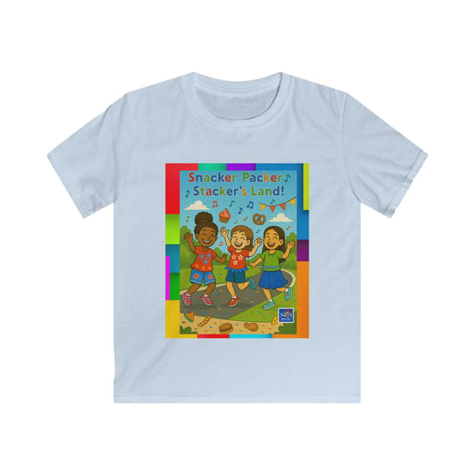 Smacker Packer Kids Softstyle Tee - Fun & Colorful Cartoon Design