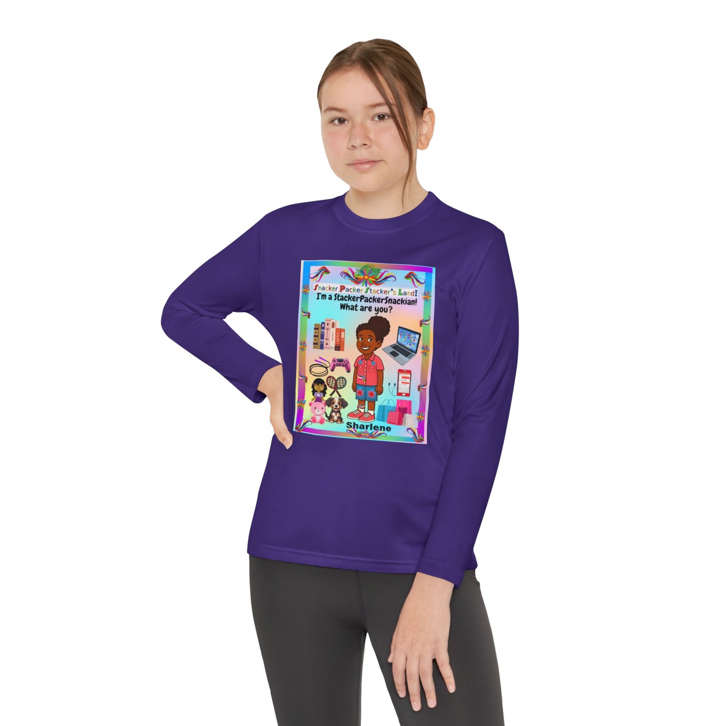 Youth Long Sleeve Tee — I’m a "StackerPackerSnackian!"  What are you?