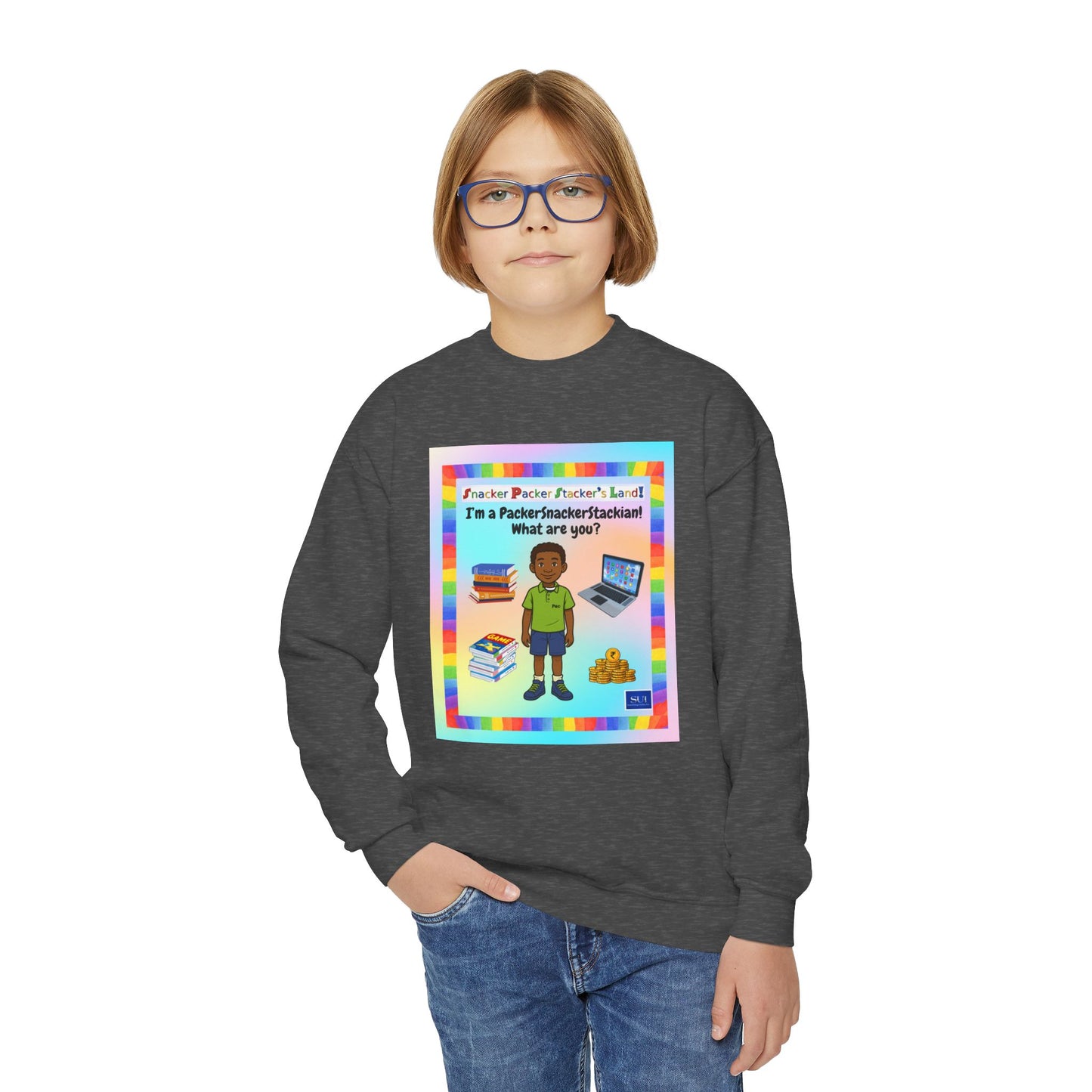 Youth Crewneck Sweatshirt - Perfect for Future Leaders!