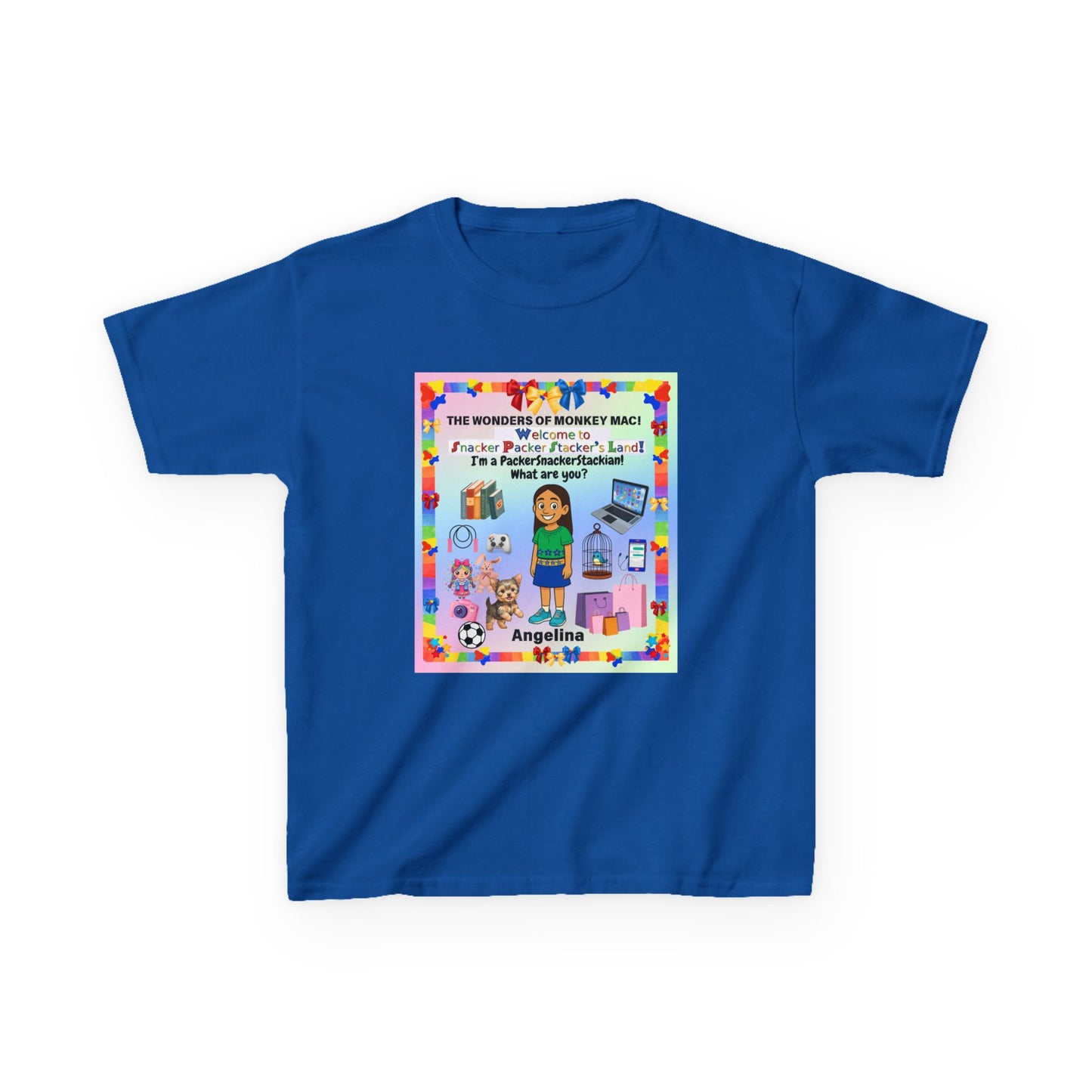 Youth Tee — Personalized "I'm a Packer/Sacker/Stackin' What are you?" Cartoon Kid Shirt