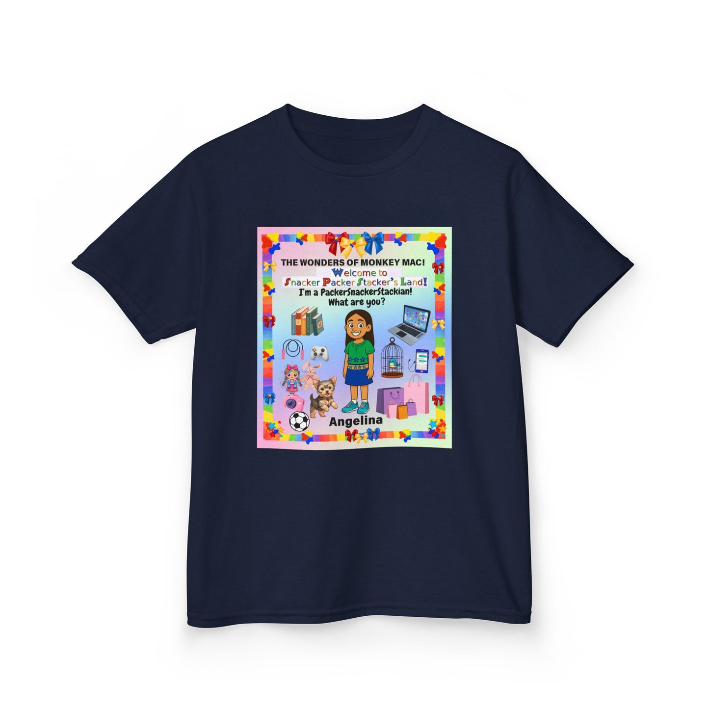 Youth Tee — Personalized "I'm a Packer/Sacker/Stackin' What are you?" Cartoon Kid Shirt