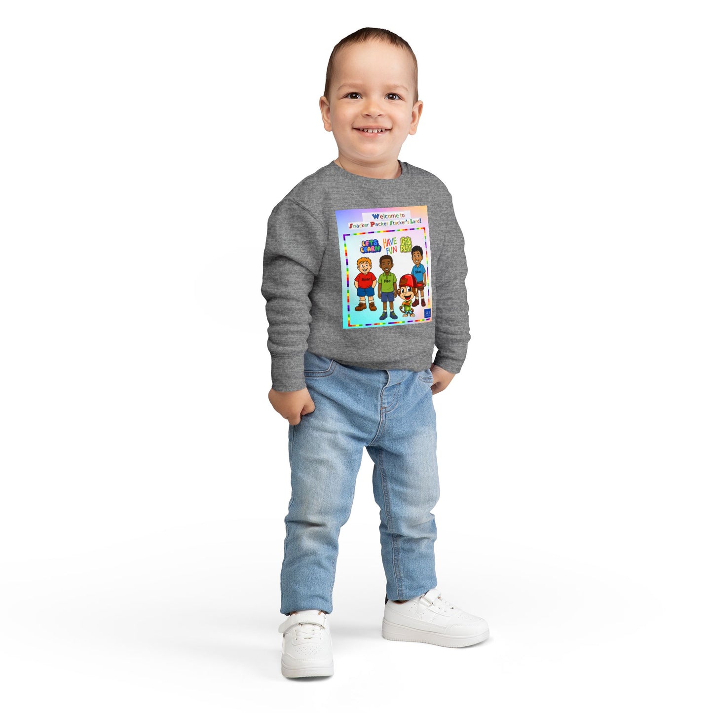 Toddler Sweatshirt - Welcome to Colorful Fun Day Design