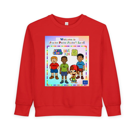 Toddler Sweatshirt - Welcome to Colorful Fun Day Design