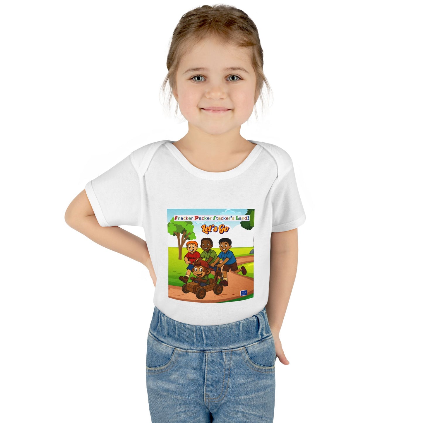 Cute Cartoon Adventure Infant Bodysuit – Perfect for Playtime