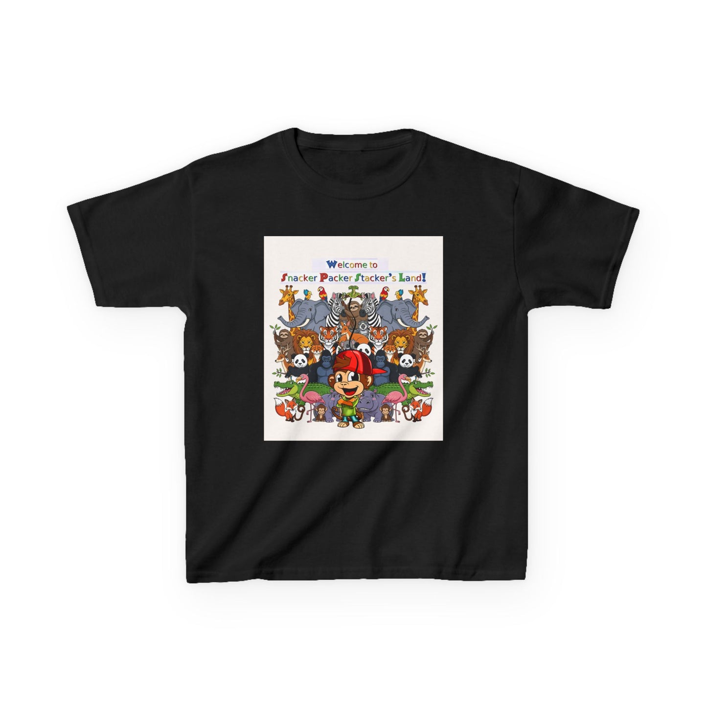 Welcome to Fantasy Animal Kingdom Kids Tee, Fun Graphic T-Shirt, Children's Apparel, Animal Lovers Gift, Kids Summer Outfit, Birthday Gift